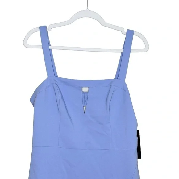 NWT AIDAN BY AIDAN MATTOX Cutout Column Gown Wisteria Size 10 - Picture 4 of 8